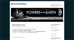Desktop Screenshot of morlockpublishing.com